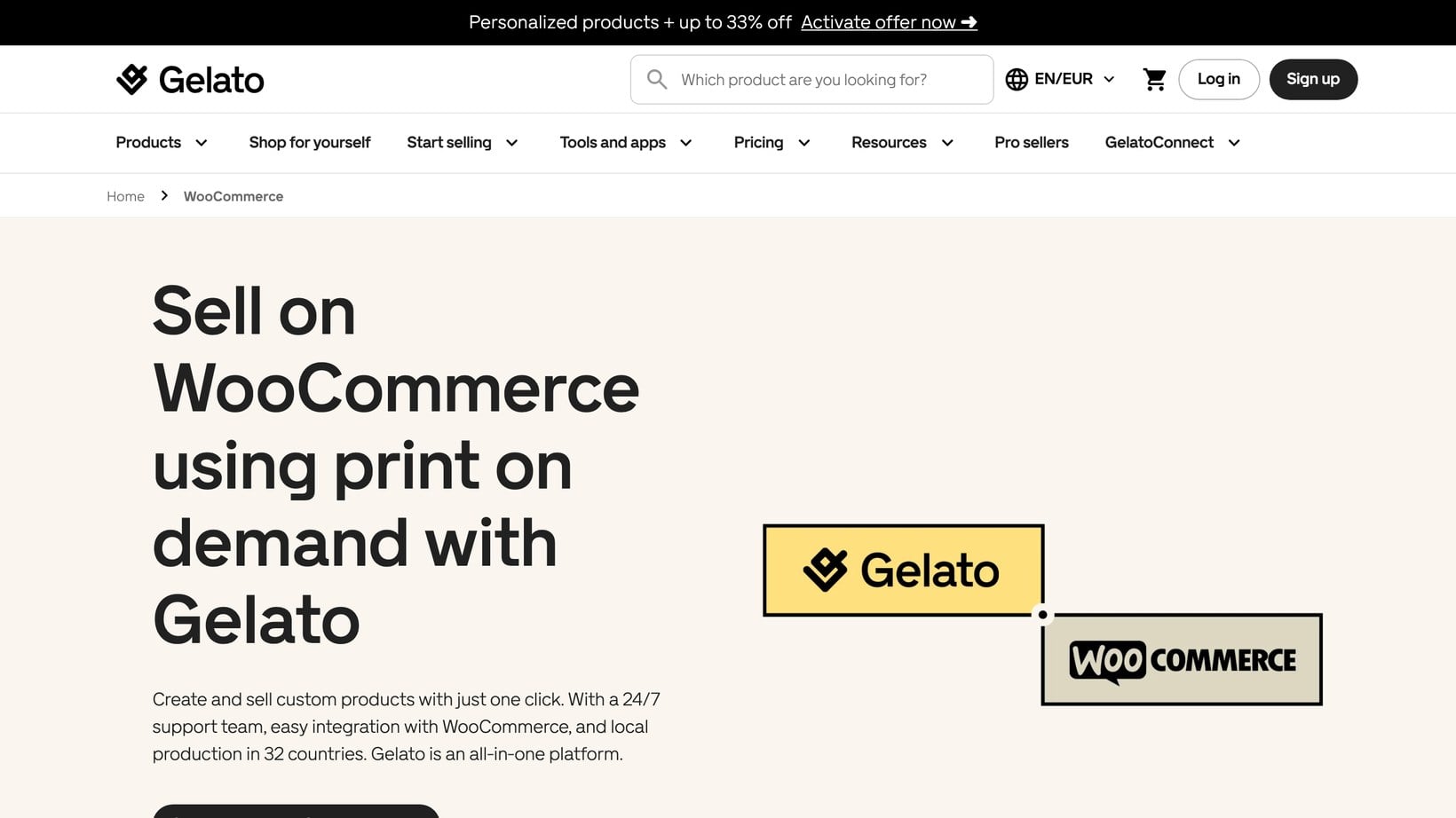 Gelato print on demand for WooCommerce with local production in over 30 countries