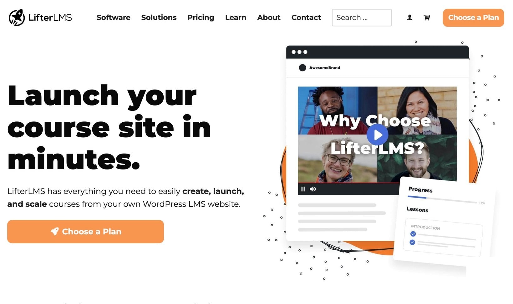 LifterLMS is the best WooCommerce LMS for launching a course site
