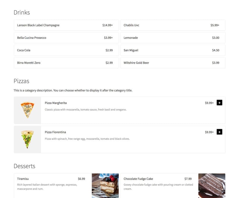 WooCommerce resturant plugin flexible food order forms