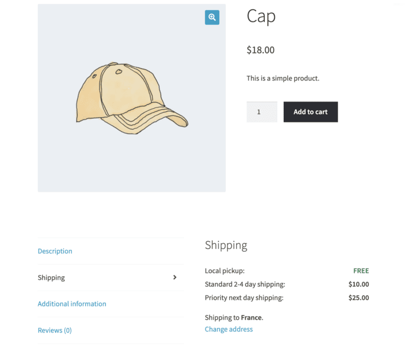 Add shipping tab to WooCommerce product page